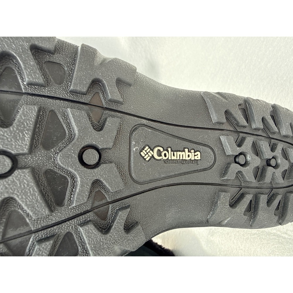 Columbia Ice Maiden II Winter Boots Womens 10 Black Waterproof Omni Grip Quilted - Picture 14 of 15